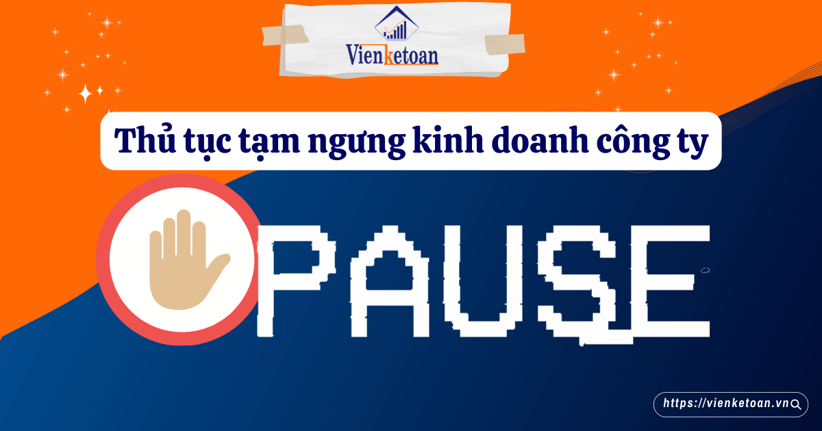 Thủ tục tạm ngưng kinh doanh công ty